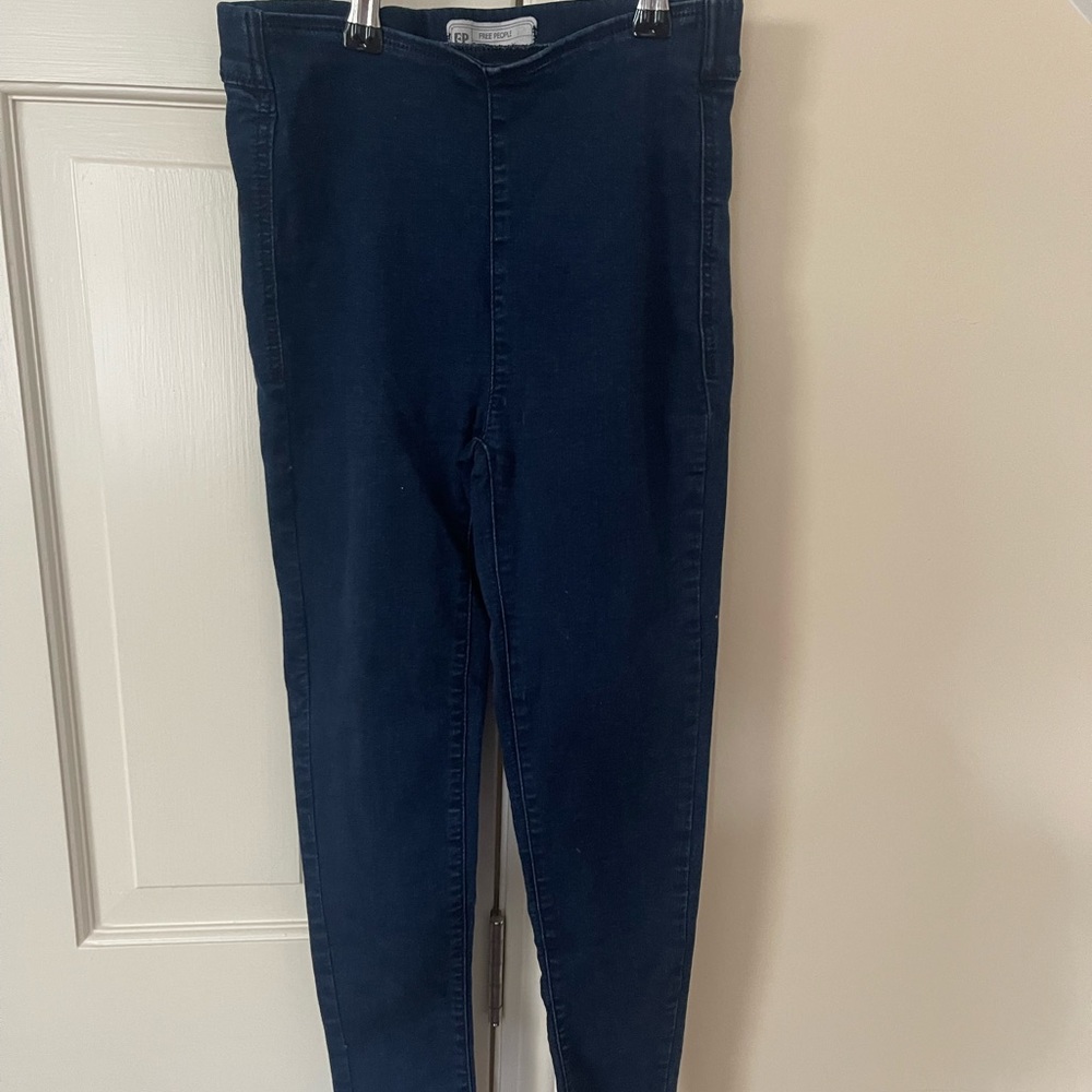 Free People Dark Blue Pants W24